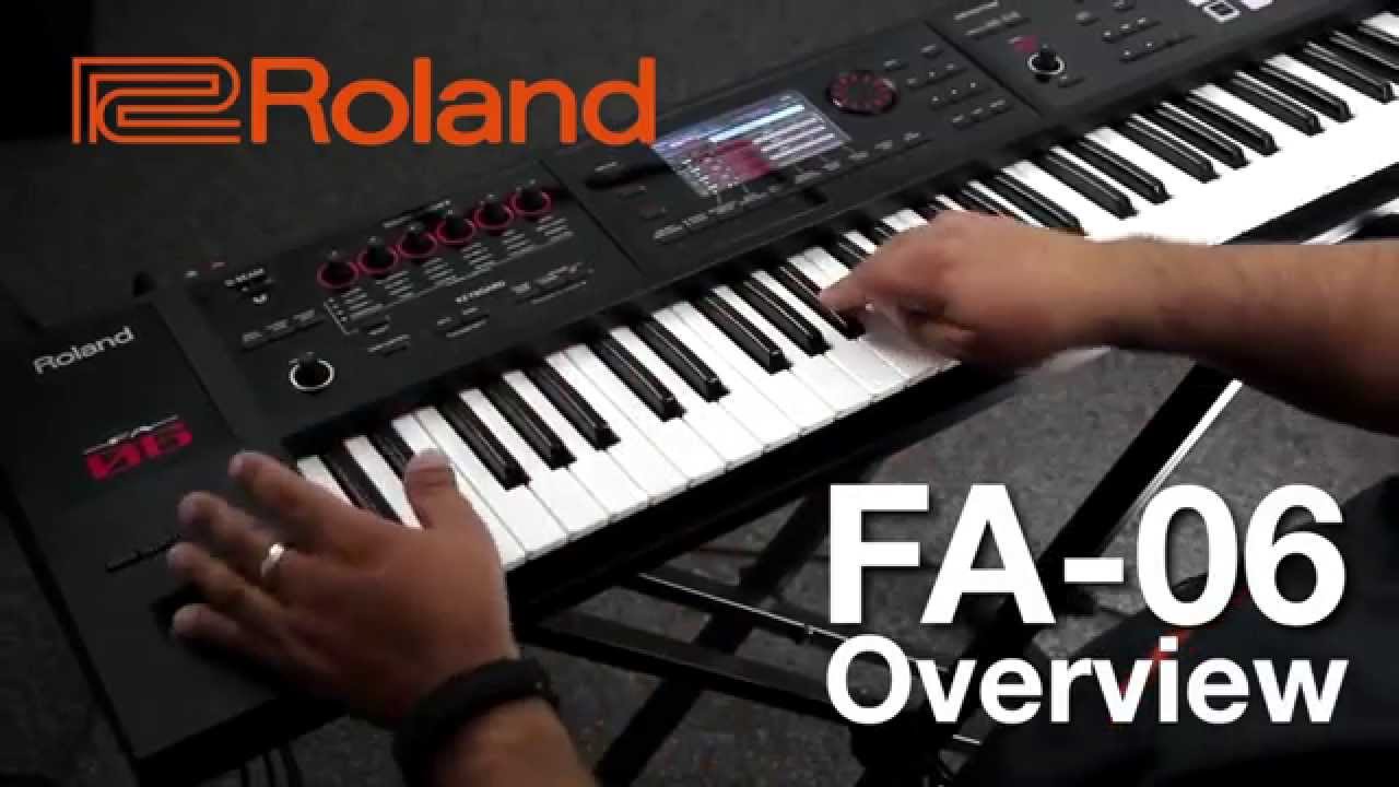 Roland FA 06 Synthesizer | 61 Key Music Workstation - YouTube