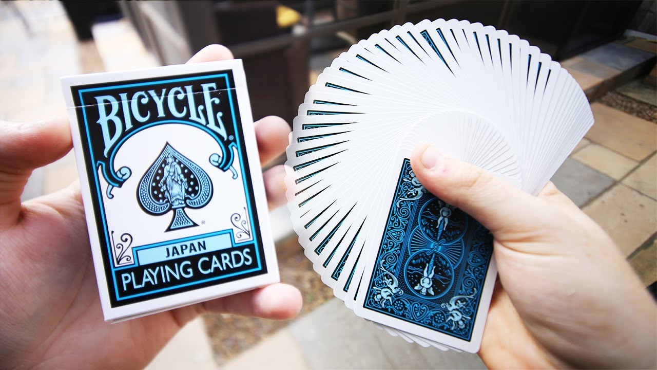 Deck Review - Bicycle Japan Blue Edition Playing Cards - YouTube