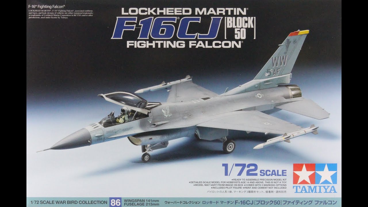Lockheed Martin® F-16 CJ [BLOCK50] Fighting Falcon : Tamiya : 1/72
