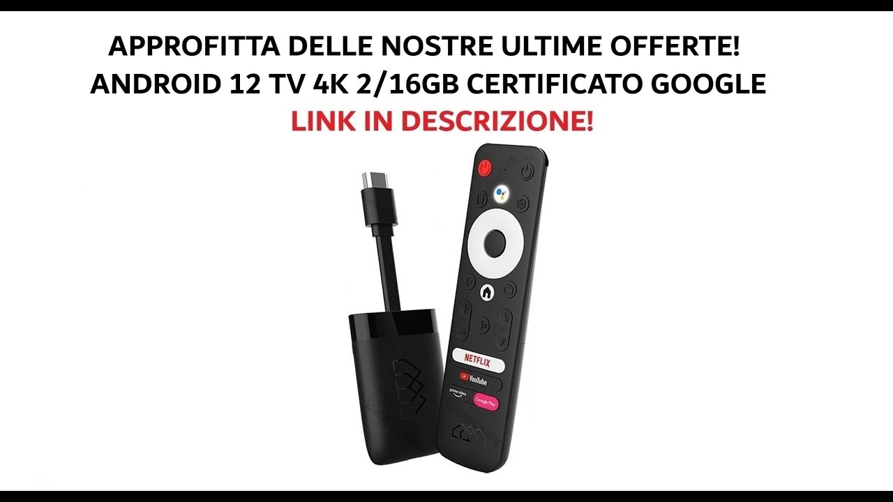 Homatics Stick Dongle Q: 4K Ultra HD Streaming | Android TV 12