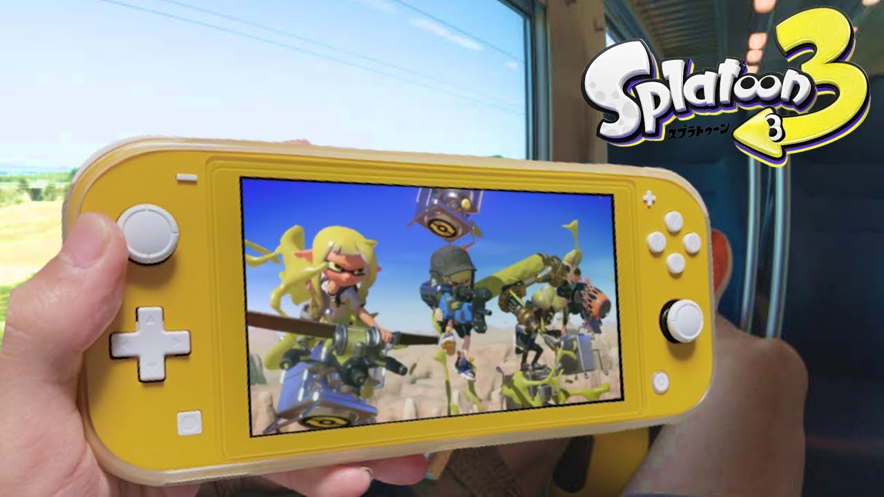 I played Splatoon 3 on the Switch Lite and it was so much fun lol