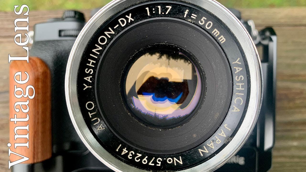 Yashica Auto Yashinon-DX 50mm f/1.7 Vintage M42 Lens - YouTube