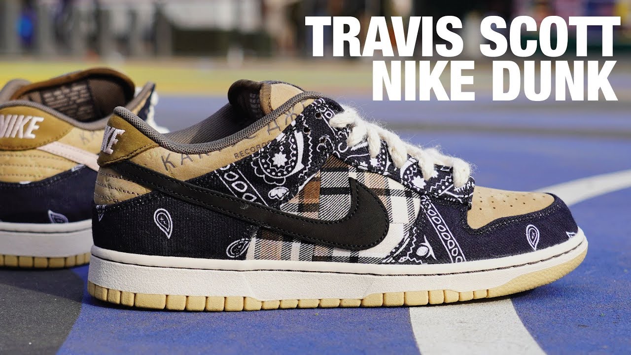 TRAVIS SCOTT Nike SB DUNK Low REVIEW & On Feet - YouTube