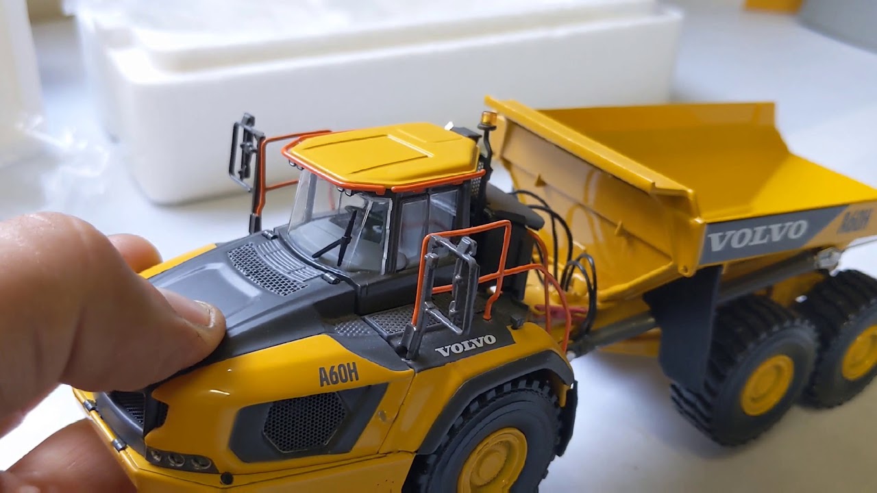 Big Volvo ADT dumper unboxing and close up review and comparison