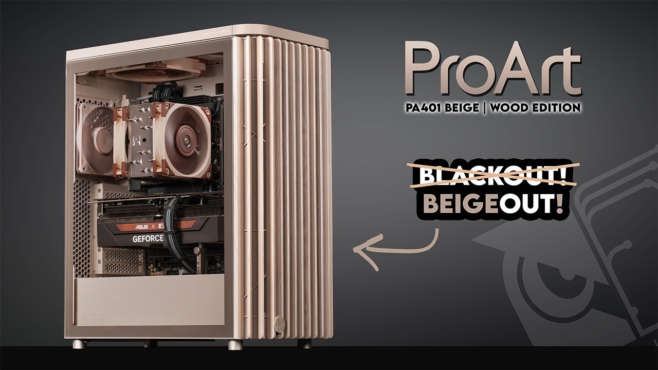 Goodbye RGB, Hello Beige!? | ASUS ProArt PA401 Beige Wood