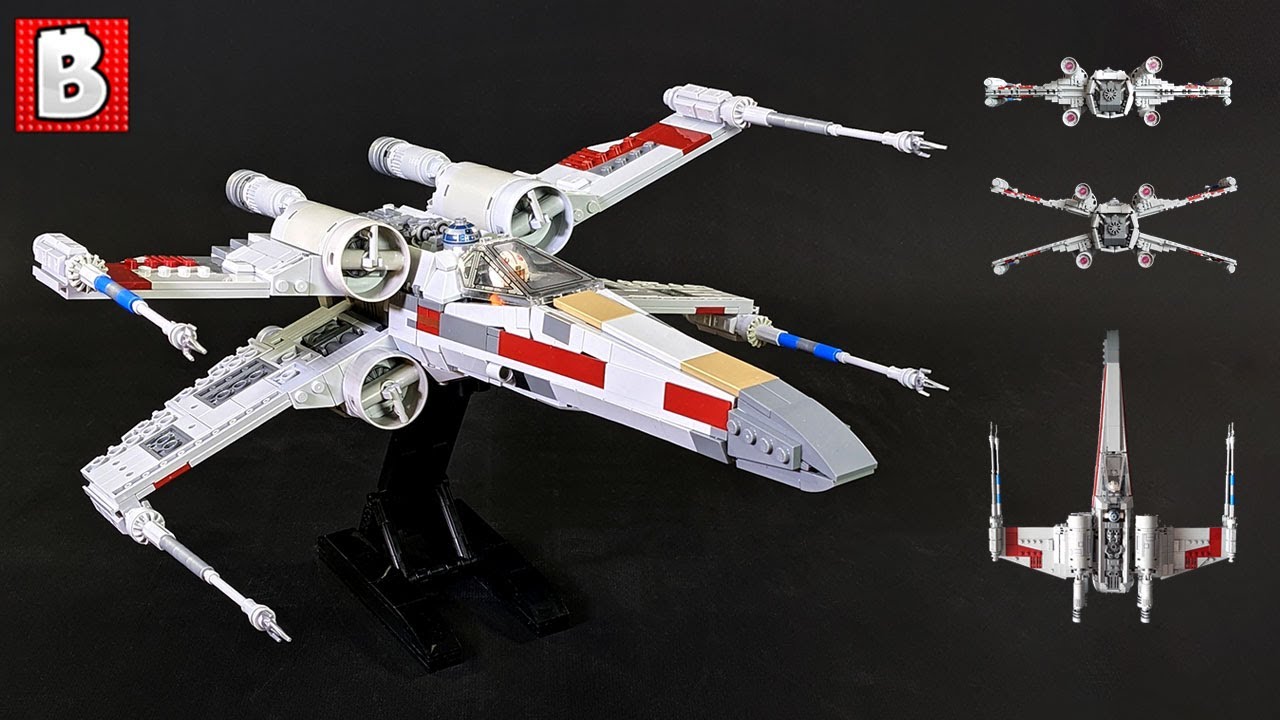 X-wing T-65 Starfighter - Minifig Scale — BrickVault
