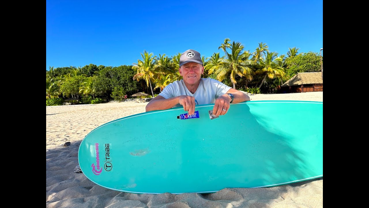 How to repair a slick bottom soft top surfboard or bodyboard with