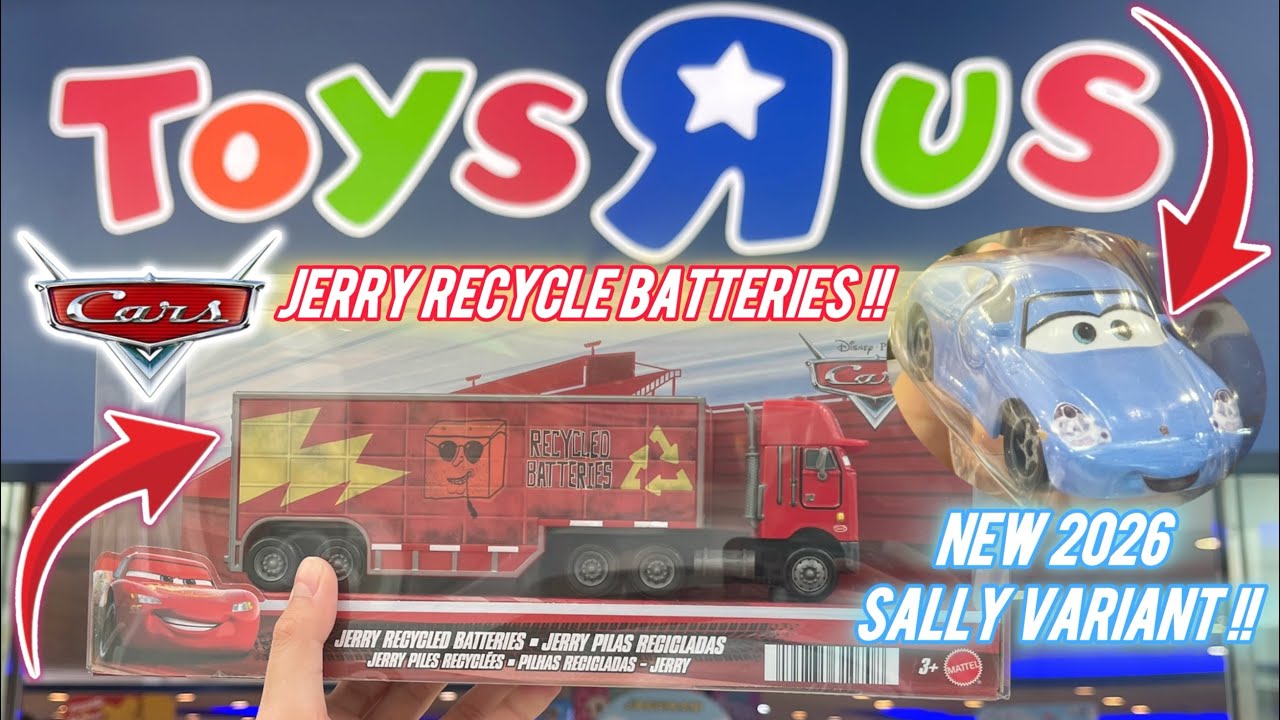 Jerry Recycled Batteries‼️New 2026 Sally variant😱😱Disney cars