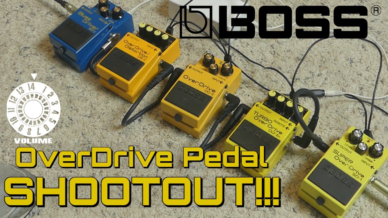 Boss OverDrive Pedal Shootout | What ARE The Differences Between