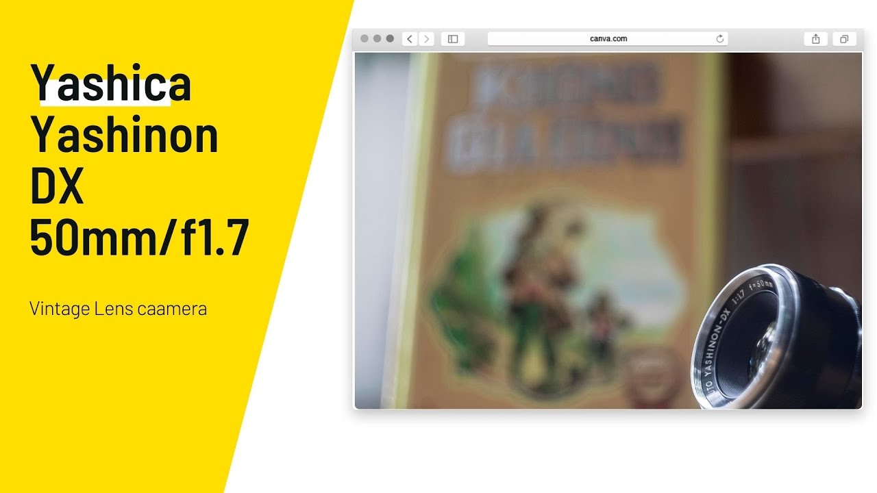 Review Lens Yashica Yashinon DX 50mm/1.7 (the best flare in the