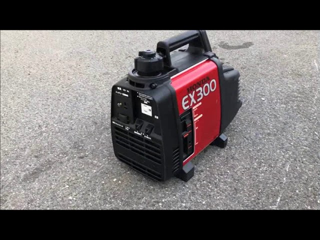 ホンダ 2サイクル ハンディ発電機 EX300 50Hz 使ってみました - YouTube