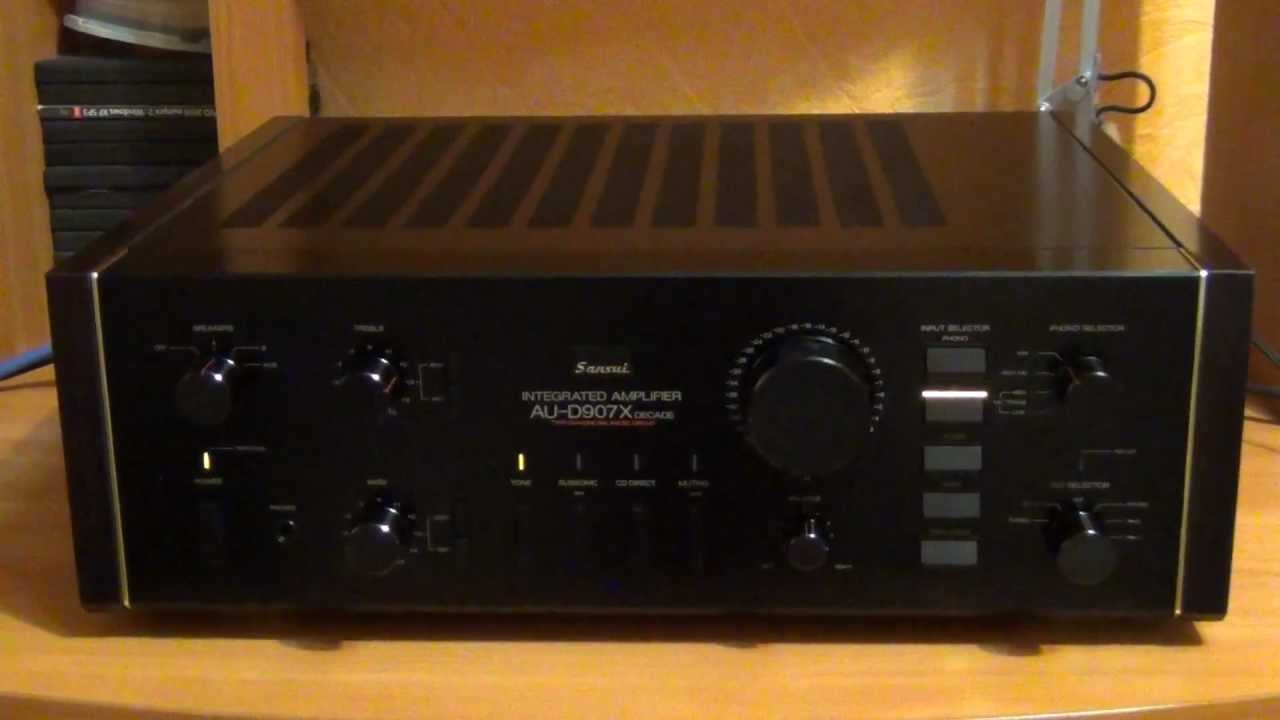 SANSUI AU - D907X Decade - YouTube