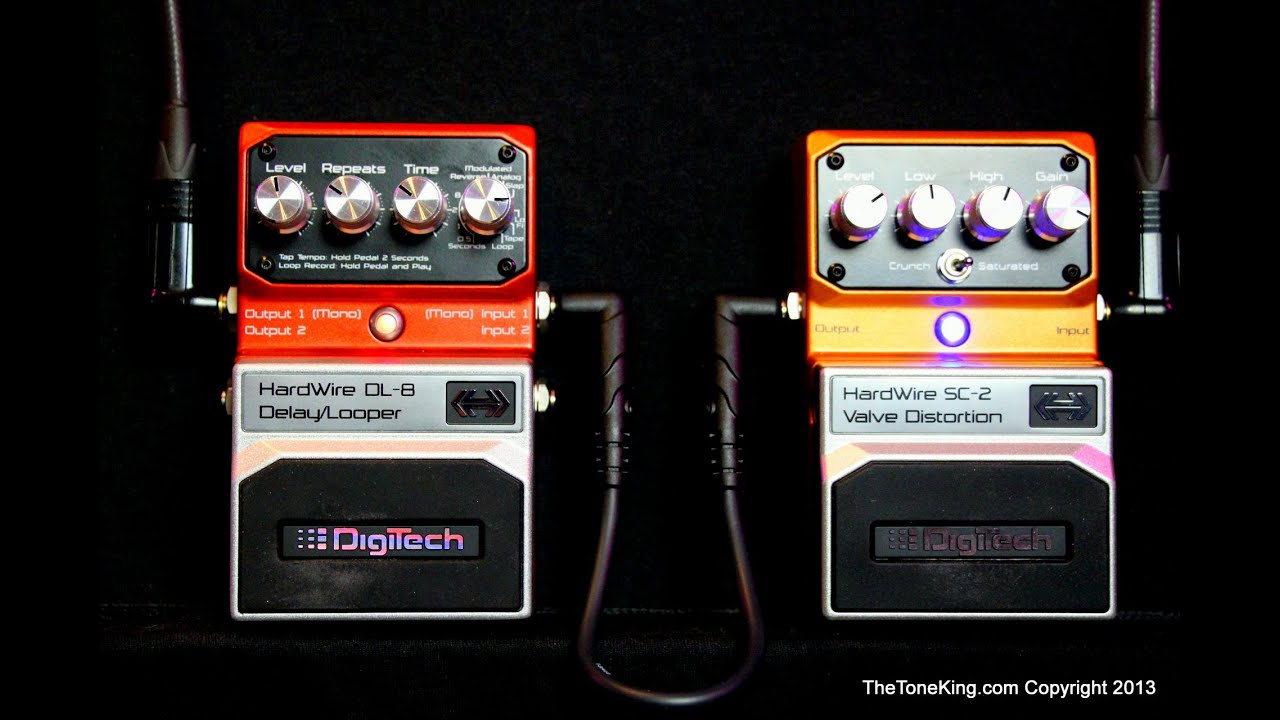 Digitech HARDWIRE Valve Distortion & Delay Looper 3P3D2013-DAY19