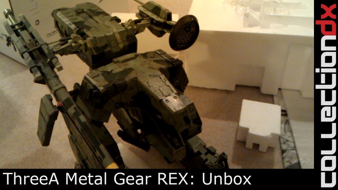 ThreeA Toys Metal Gear REX Unboxing - CollectionDX - YouTube