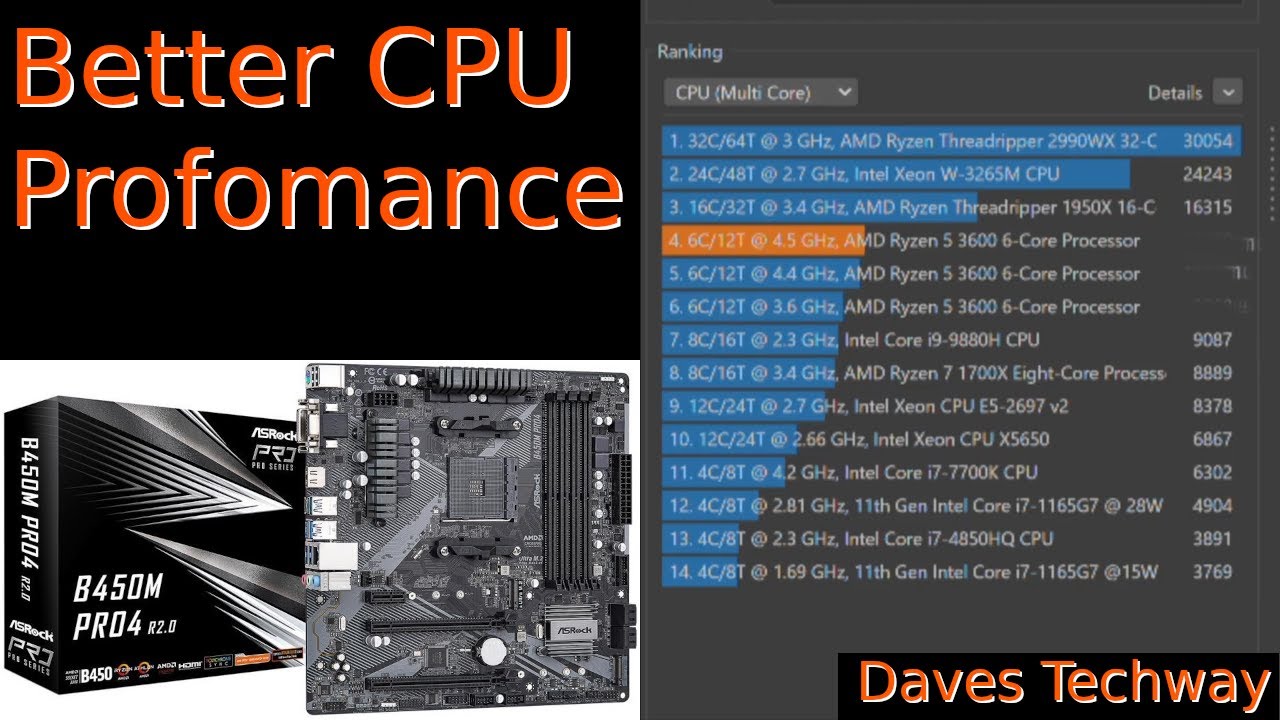 Asrock B450M Pro4 CPU Overclocking - YouTube