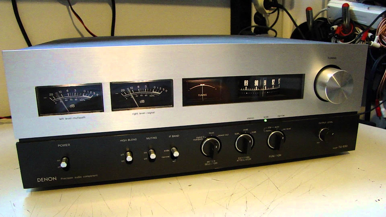 DENOM TU-850 TUNER TEST - YouTube