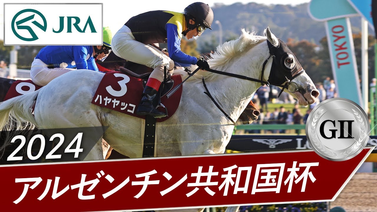 2024年 アルゼンチン共和国杯（GⅡ） | ハヤヤッコ | JRA公式 - YouTube