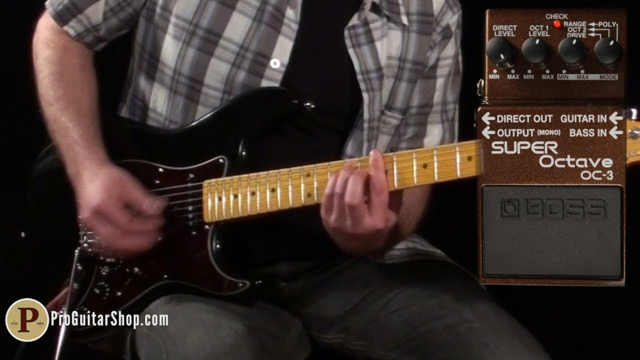 Boss OC-3 Super Octave - YouTube