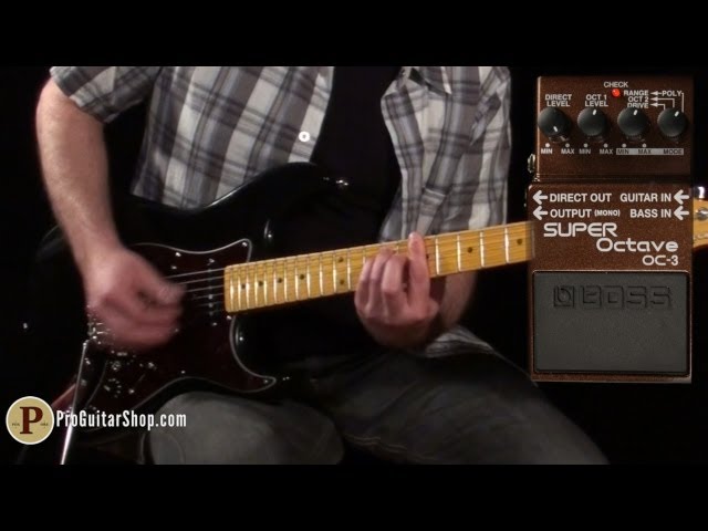 Boss OC-3 Super Octave - YouTube