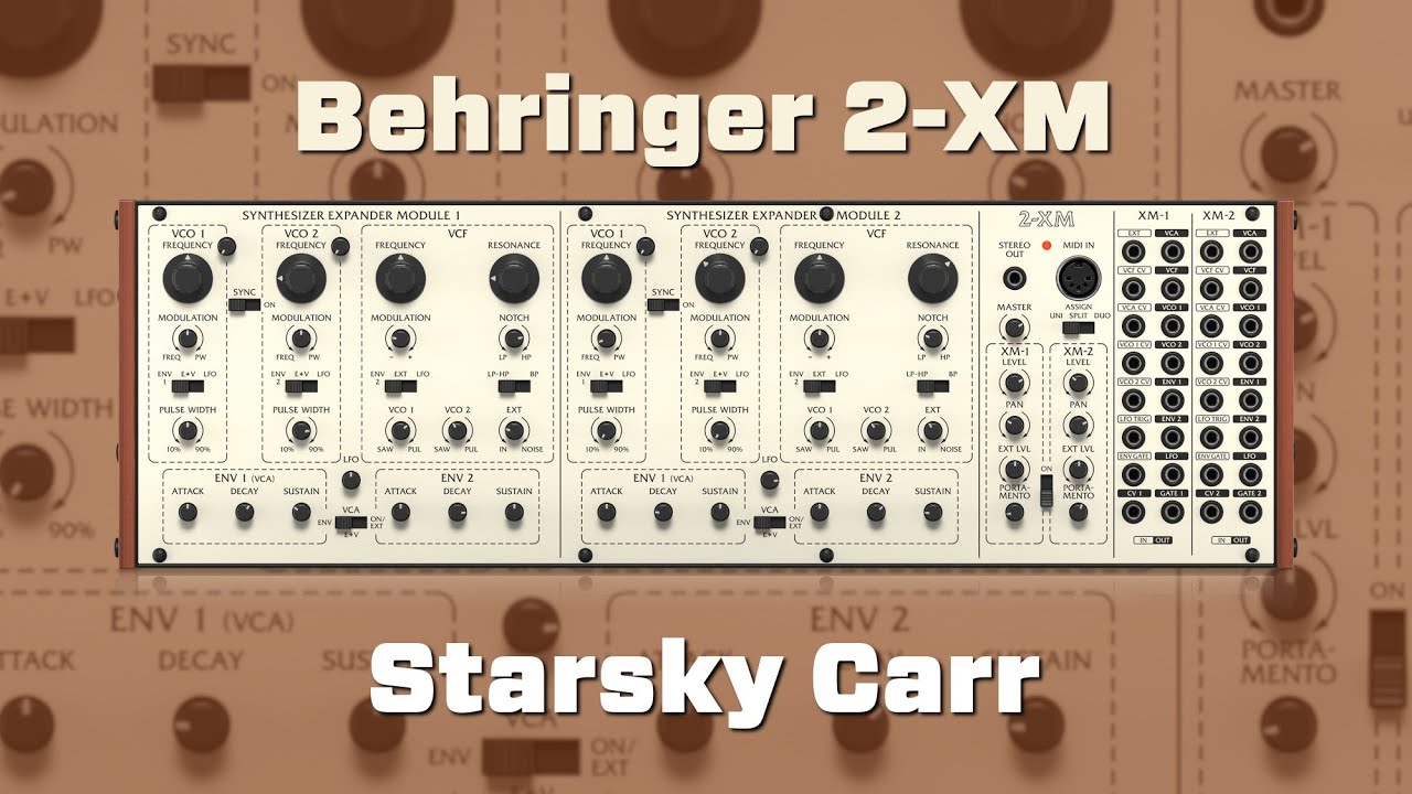 Behringer 2-XM モジュラーシンセ ユーロラック dtm daw Behringer 2