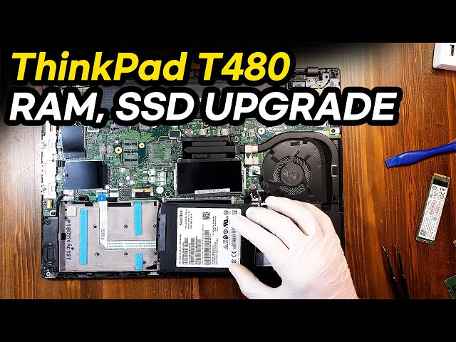 Lenovo Thinkpad T480 Upgrade RAM, SSD, Battery - YouTube