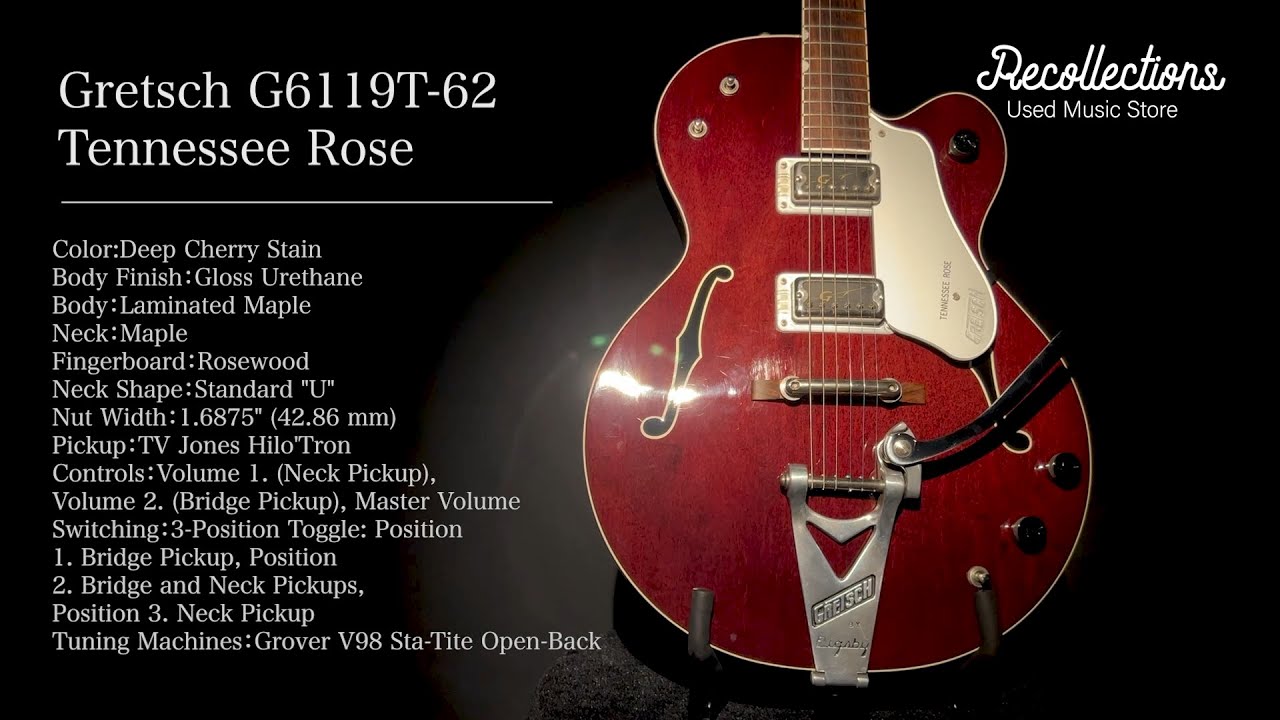 島根県出雲市より、GRETSCH G6119T-62 テネシーローズ フルアコを買取