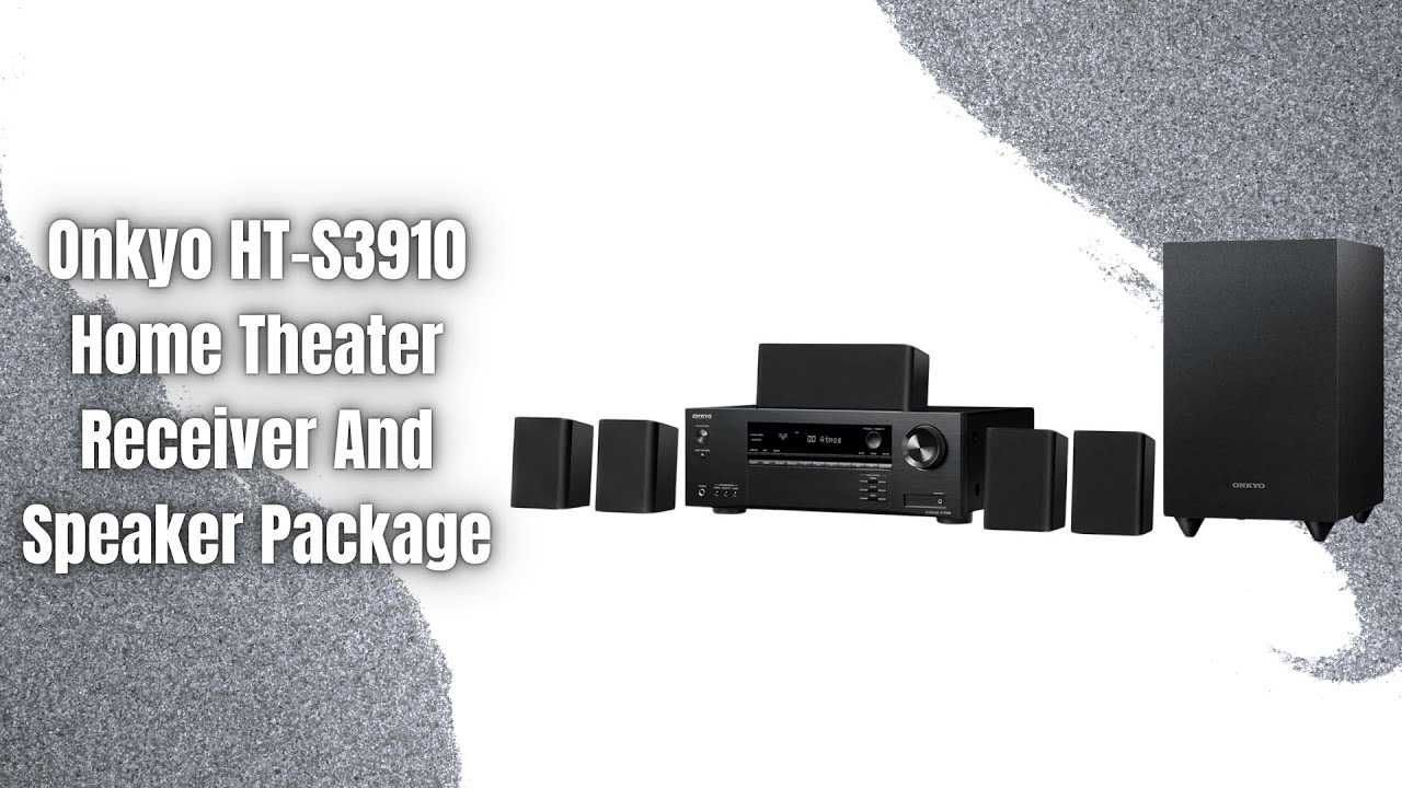 Onkyo HT-S3910 Review | Full 5.1 Channel 4K Home Theater