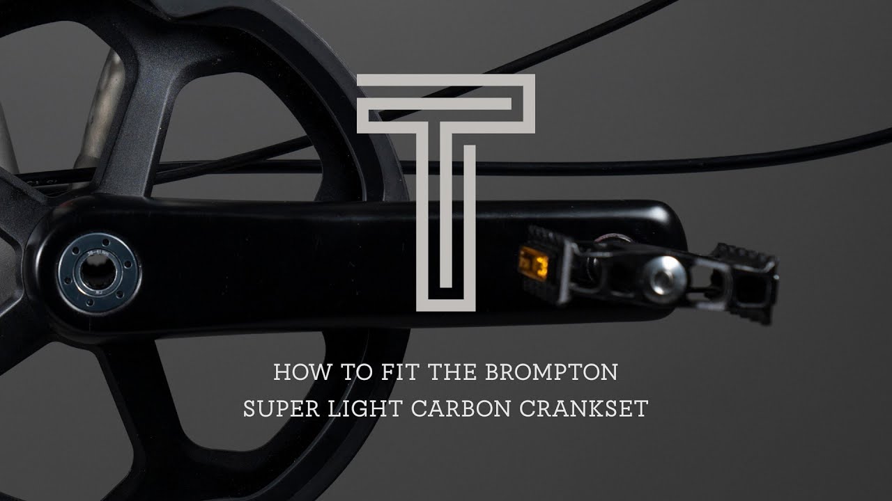 BROMPTON TLINE superlight クランクセット 50T Superlight Carbon