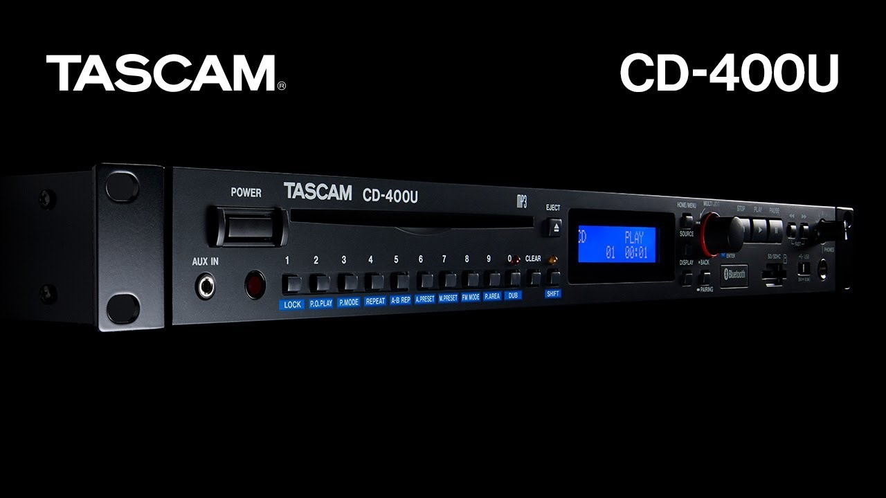 CD-400U | Bluetooth®/AM・FMチューナー搭載CD/SD/USBプレーヤー