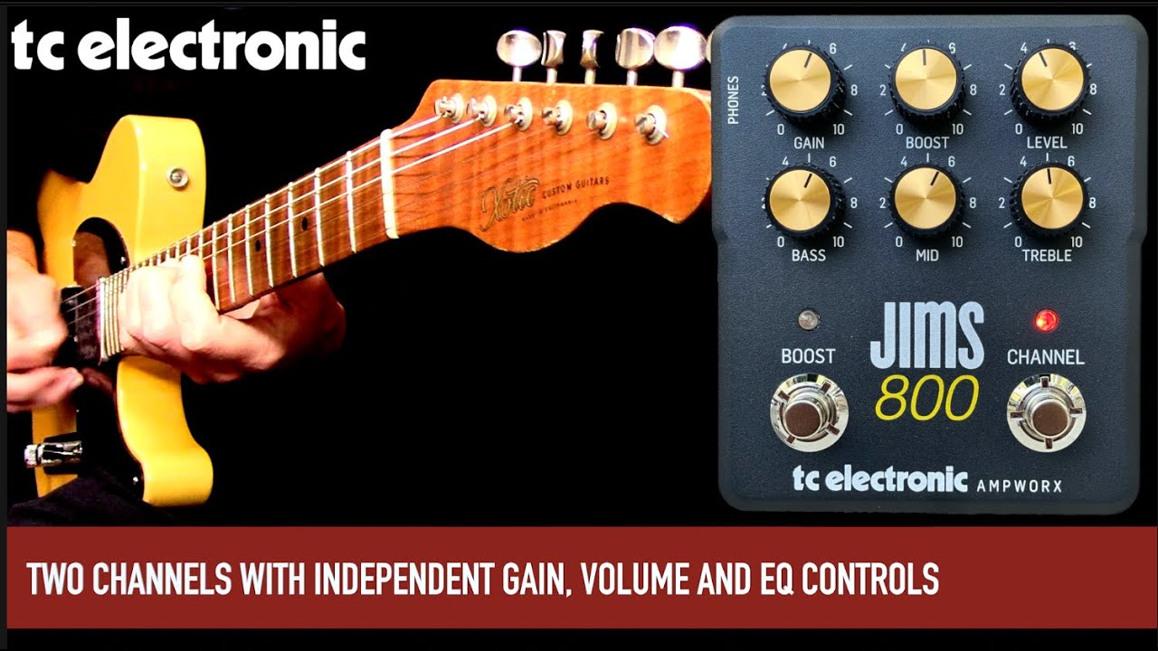 TC Electronic JIMS 800 PREAMP - Marshall JCM800のトーンを再現した