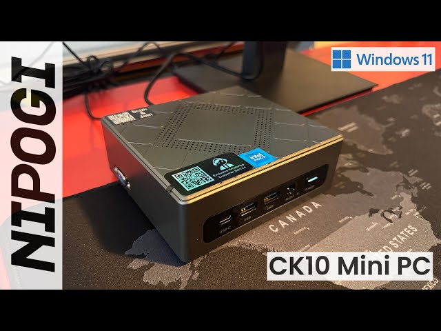 NiPoGi CK10 - The Best Windows 11 Mini PC ( Intel Core i5 - 32GB
