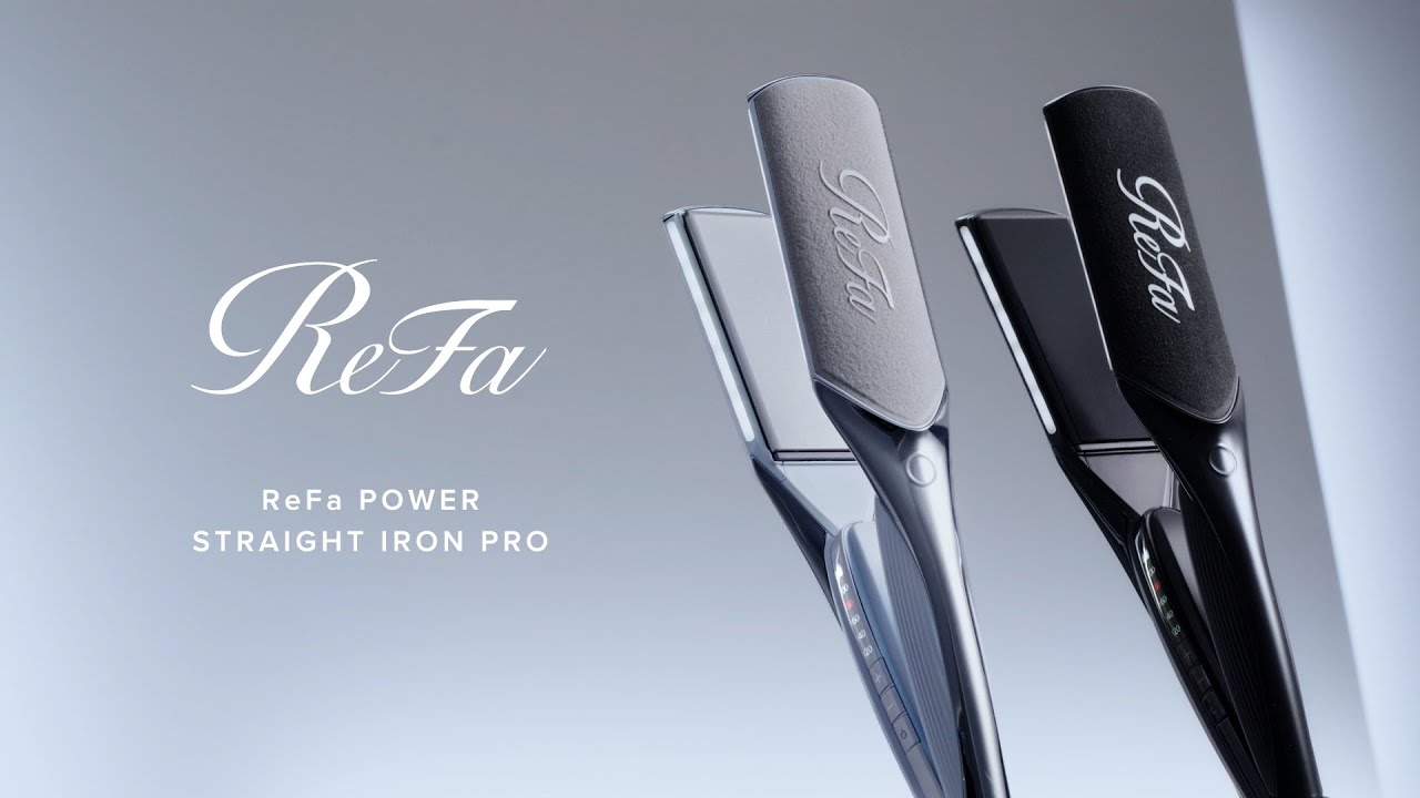 ReFa POWER STRAIGHT IRON PRO / Refined Hair movie｜30秒 - YouTube