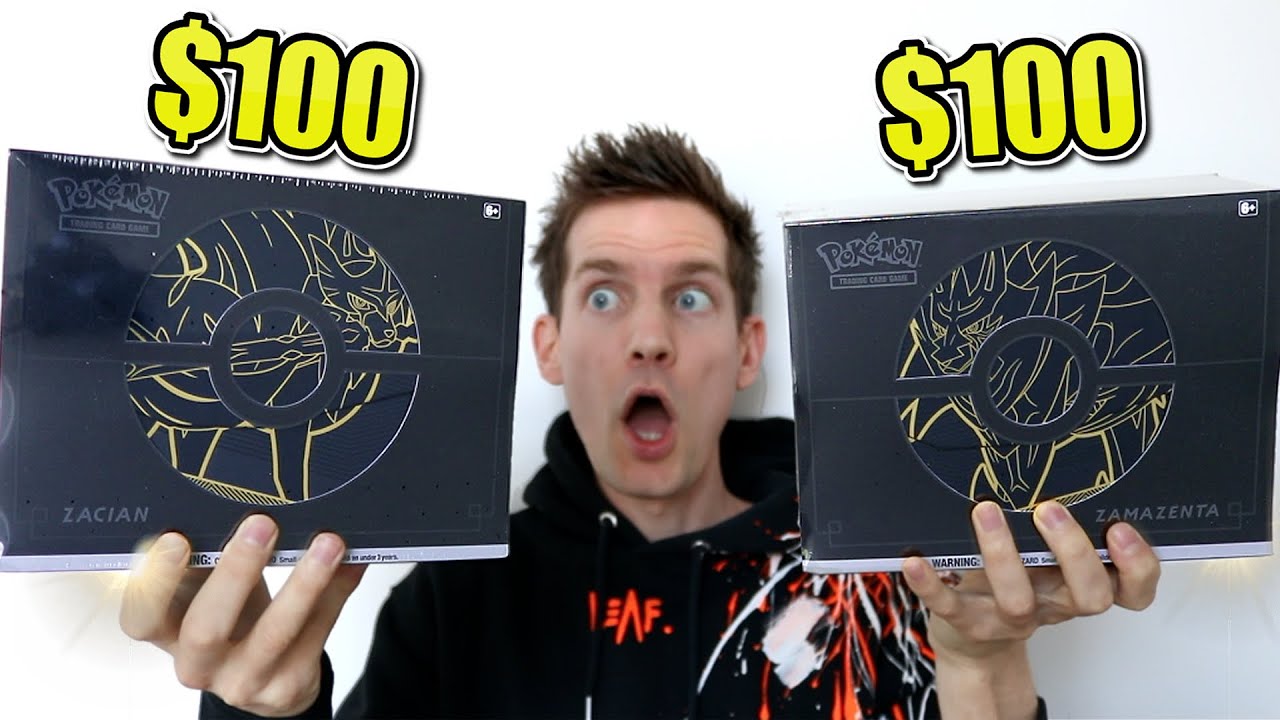 NEW* $100 Pokémon Elite Trainer Box + (Zacian & Zamazenta Opening