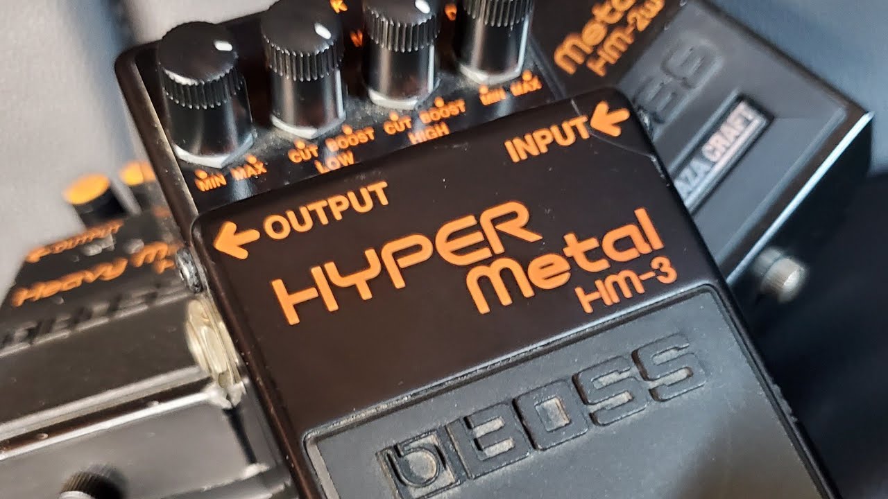 Metal to the Pedal!! Boss HM-3 Hyper Metal pedal!! American Death