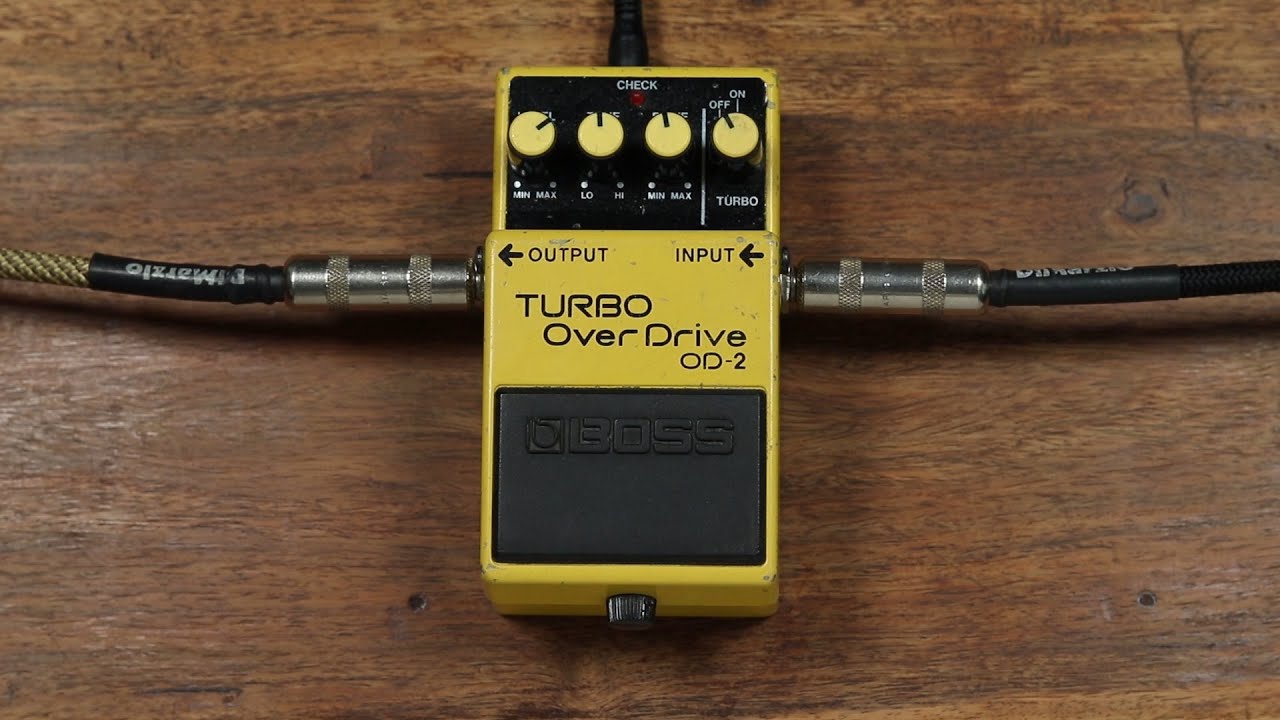 Boss OD-2 Turbo Overdrive - YouTube