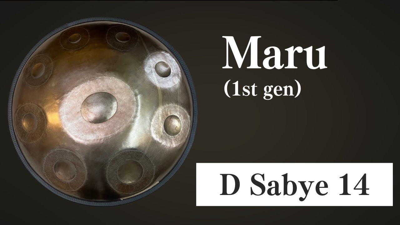 ハンドパン販売】 maru (1st gen) / D Sabye 14 試奏1 [管理番号106
