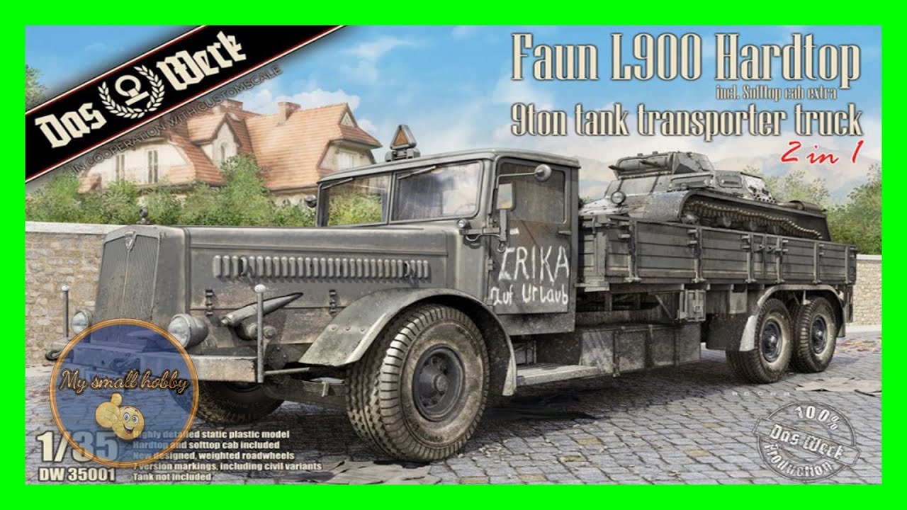 DAS WERK FAUN L900 / D567 in 1:35 scale - YouTube