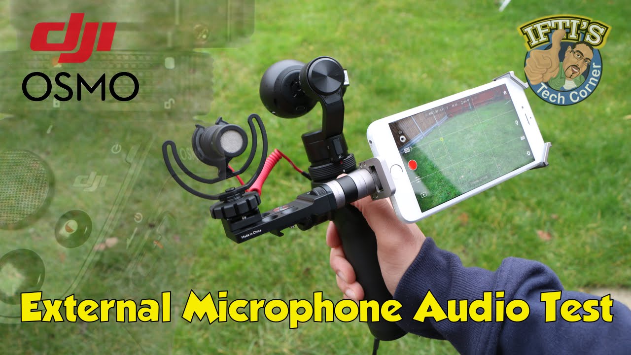 DJI Osmo & Rode VideoMicro External Microphone Audio Test - YouTube
