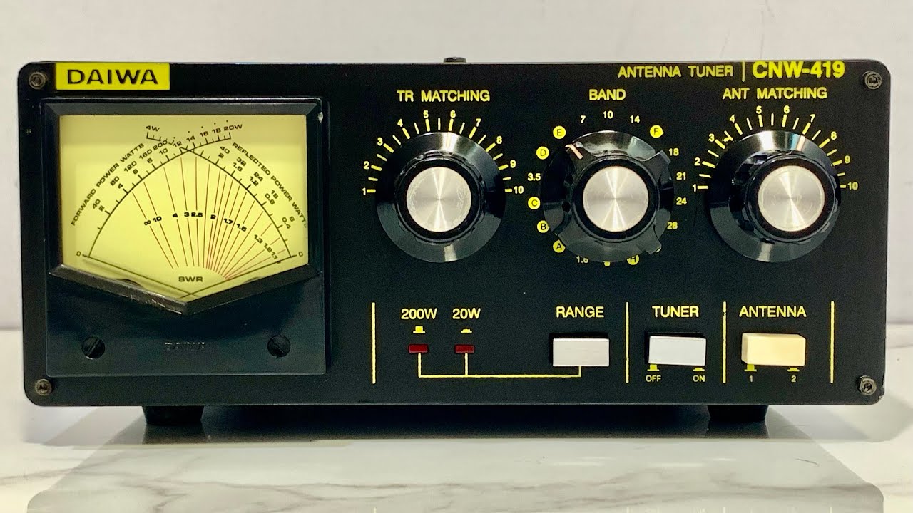 💥DAIWA CNW-419 HF Tuner 500W PEP💥 - YouTube