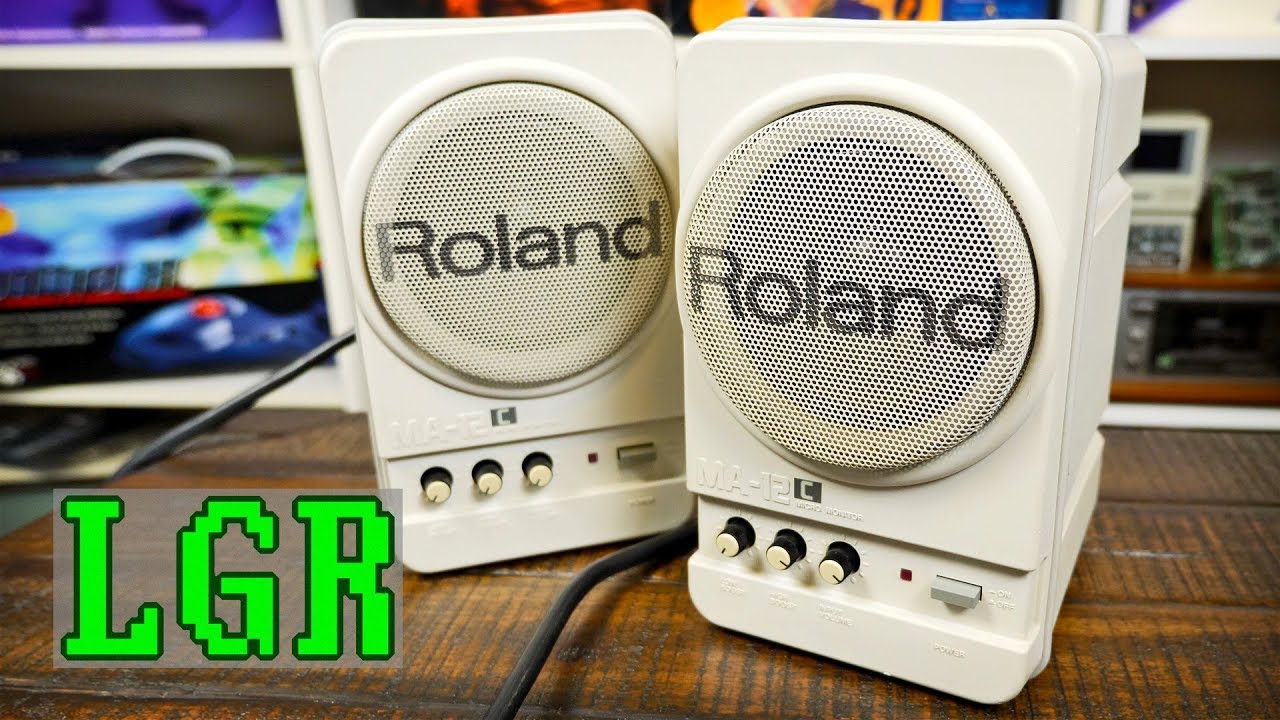 Roland MA-12Cs: Best Retro Computer Speakers I've Had! - YouTube