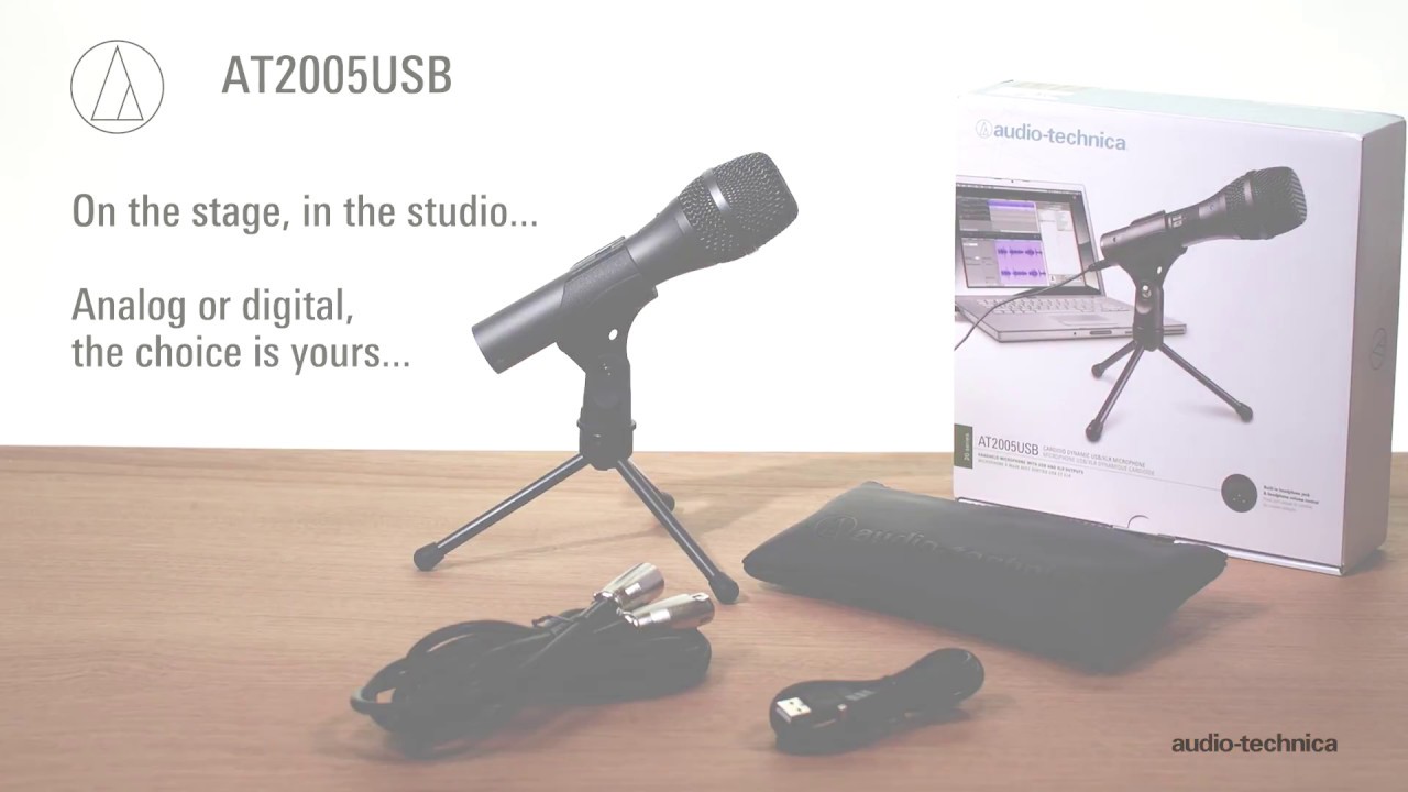 audio technica/AT2005USB USB接続ダイナミックマイク 送料無料