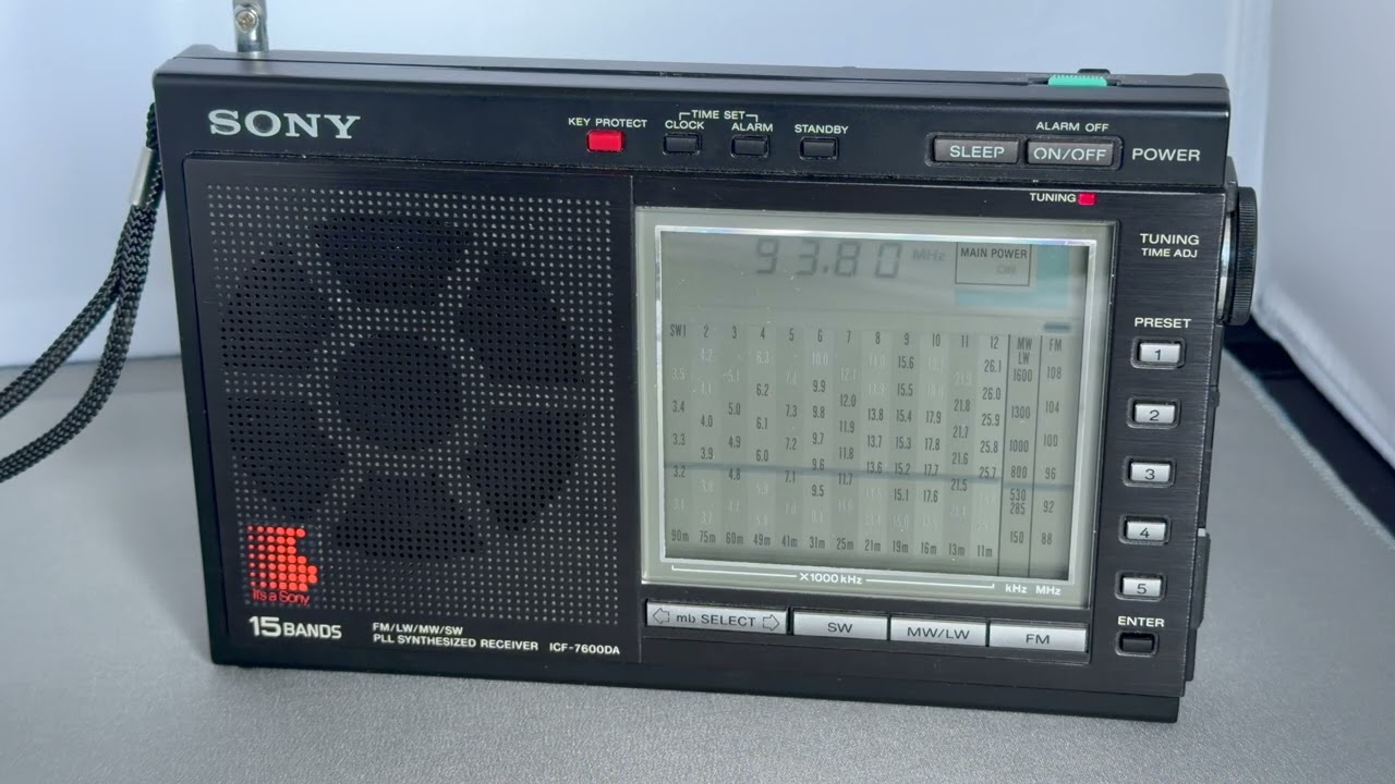 Sony ICF-7600DA - Charity shop find - YouTube