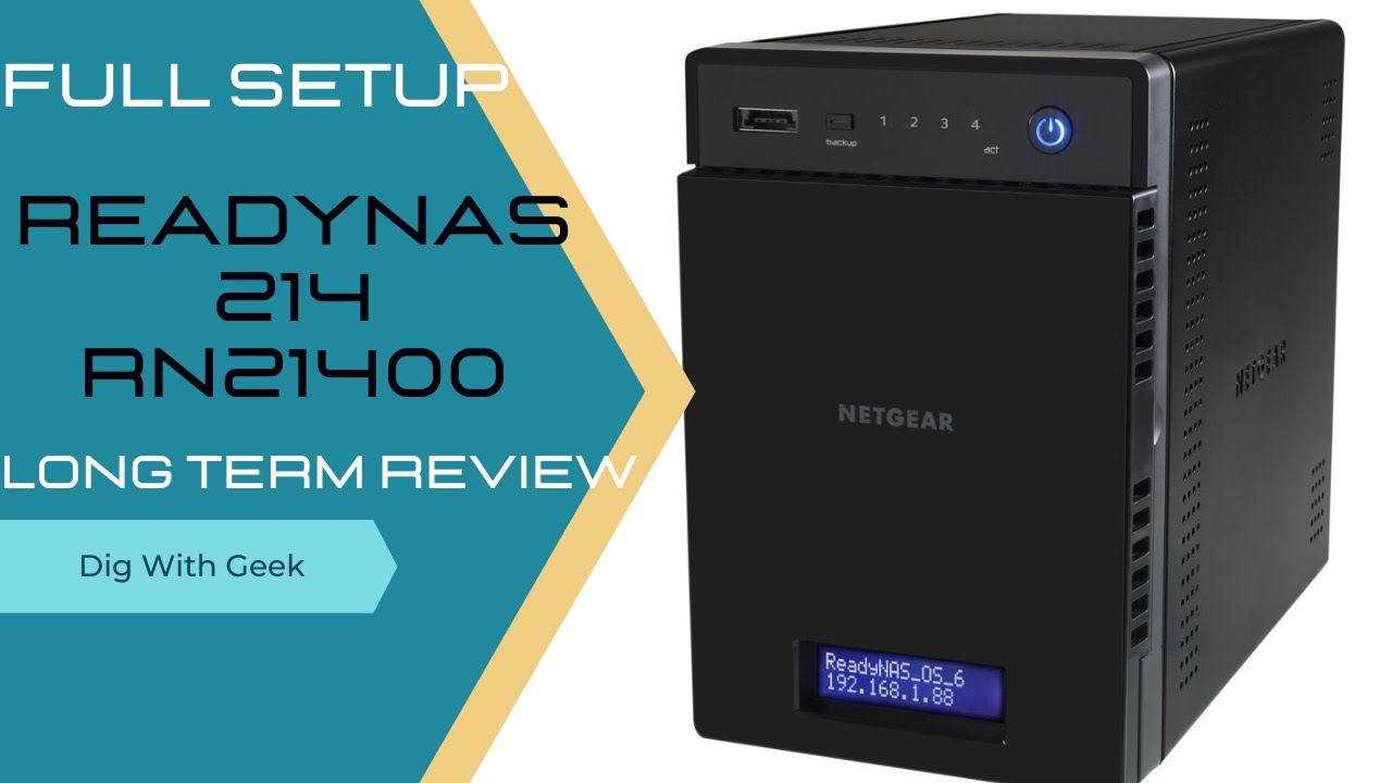 NetGear ReadyNAS 214 RN21400 Full Setup and Long Term Review - YouTube