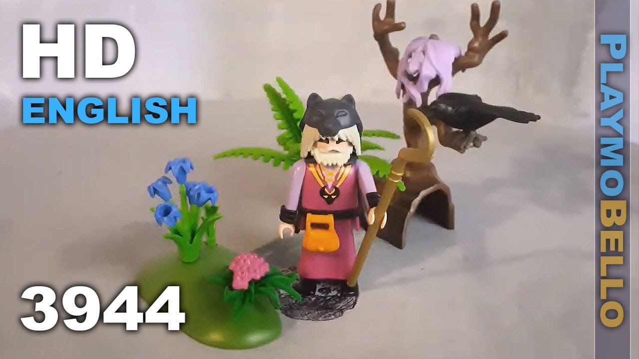 1997) Playmobil 3897 Forest Tree Wizard and Gnome (Playmobil set