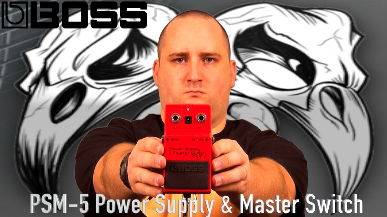 BOSS PSM-5 Power Supply & Master Switch - YouTube