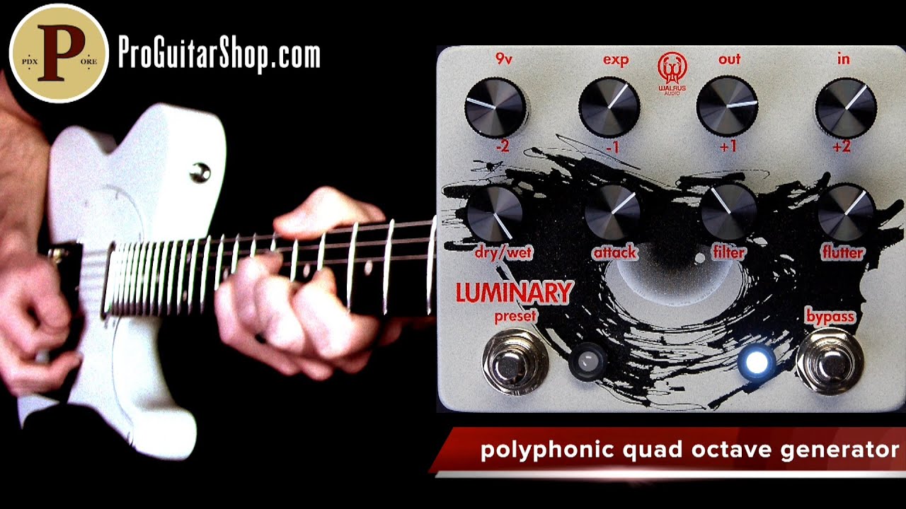 Walrus Audio Luminary Quad Octave Generator - YouTube