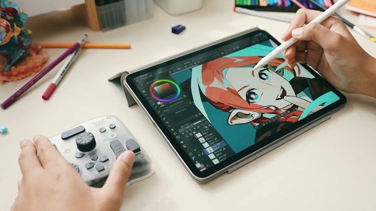 TourBox Elite Plus | 待望のiPad、Mac、PC対応の次世代片手デバイスが