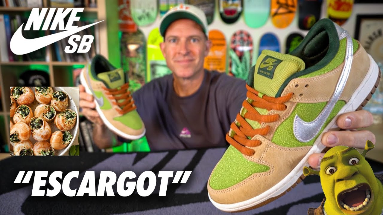 Nike SB Nike SB Dunk Low 'Escargot' Shoe Review! - YouTube