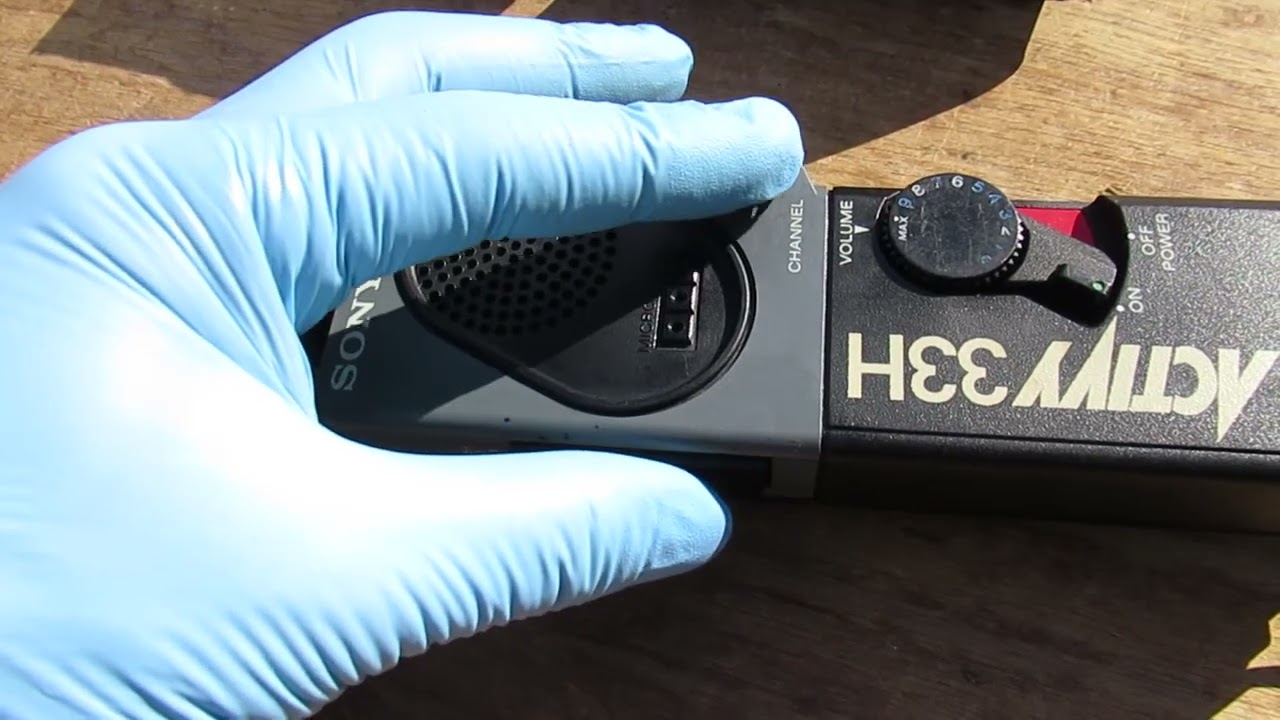 SONY トランシーバー ICB-33H - YouTube