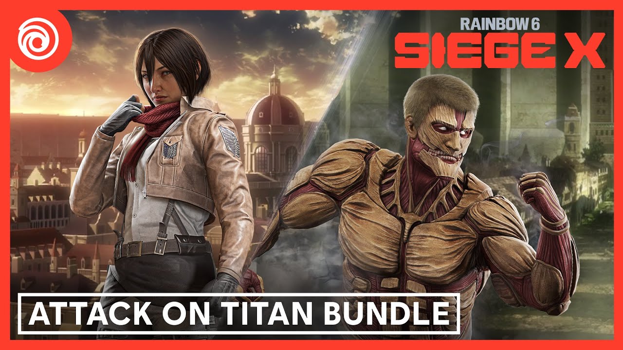 鎧の巨人”と“ミカサ”を再現する「Rainbow Six Siege X」と「進撃の巨人